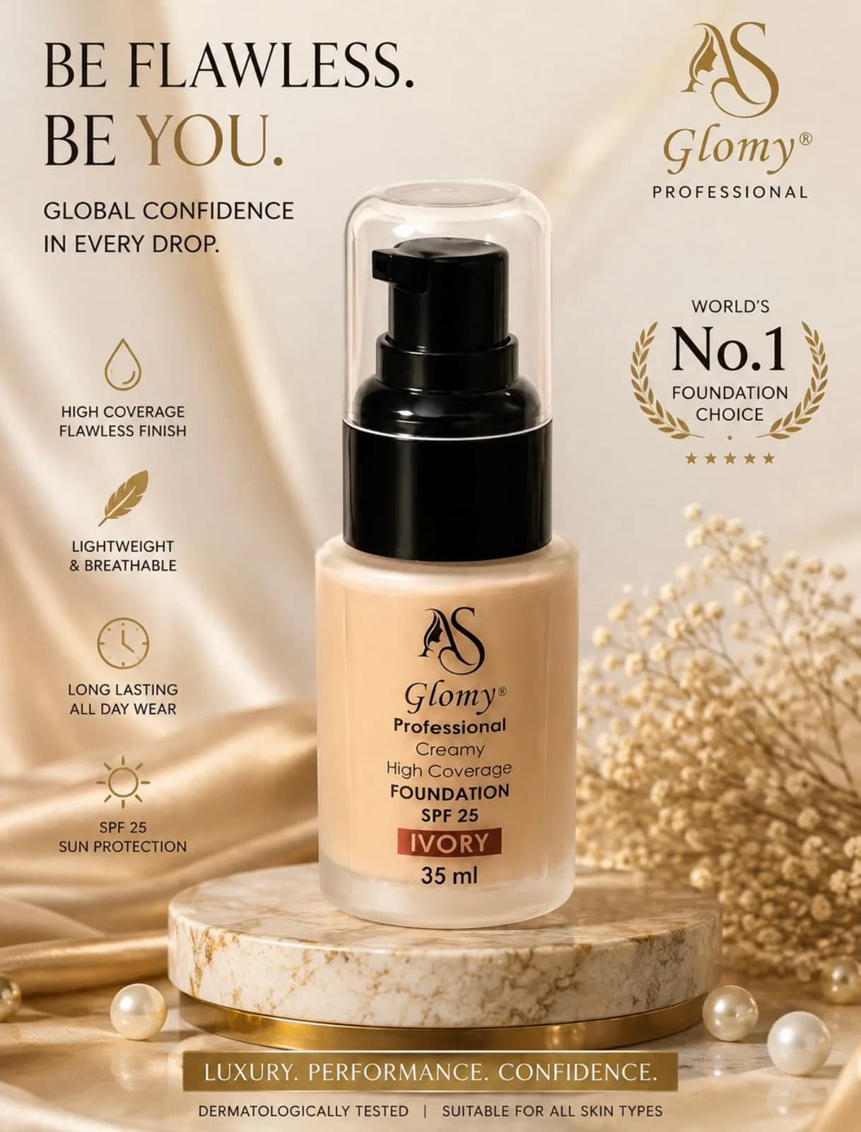 Liquid foundation Ivory shade